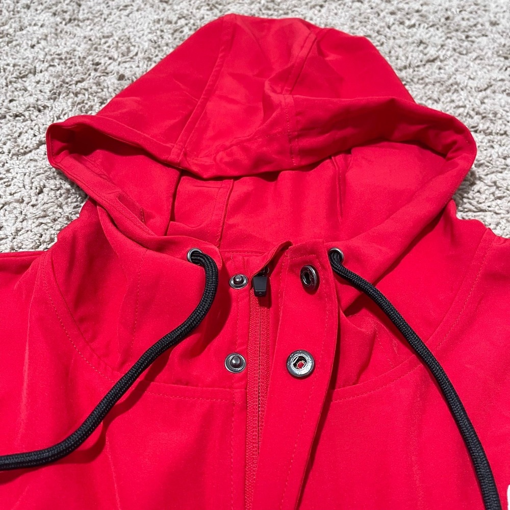 North Carolina State University Wolfpack Jacket Mens Large Red Grey Anorak NCAA - Picture 6 of 13